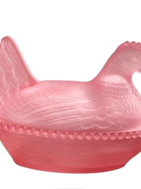 Pink Hen on Nest Decorative Bowl - Home Accents